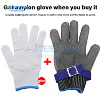 Stainless Steel Gloves Anti-cut Wear-resistant Slaughter Gardening Hand Protect Working Gloves Metal Mesh Butcher Kitchen Gloves