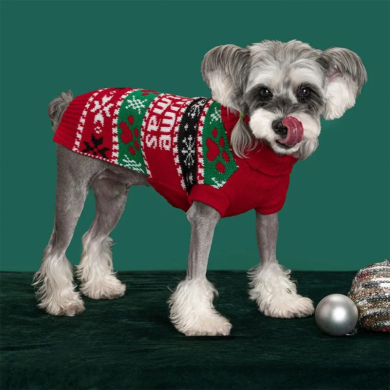 Herbst Winter Haustier Hund Weihnachten Tag Pullover Warme Mantel Schal Für Kleine Mittelgroße Hund Kätzchen Pullover Katze Welpen Weste Warme Haustier Kleidung