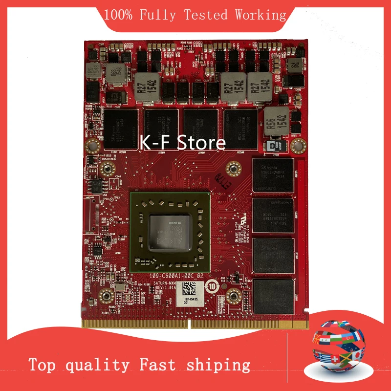 

FirePro M6100 GDDR5 2GB 216-0843006 Video Graphics Card For Dell Precision M6600 M6700 M6800