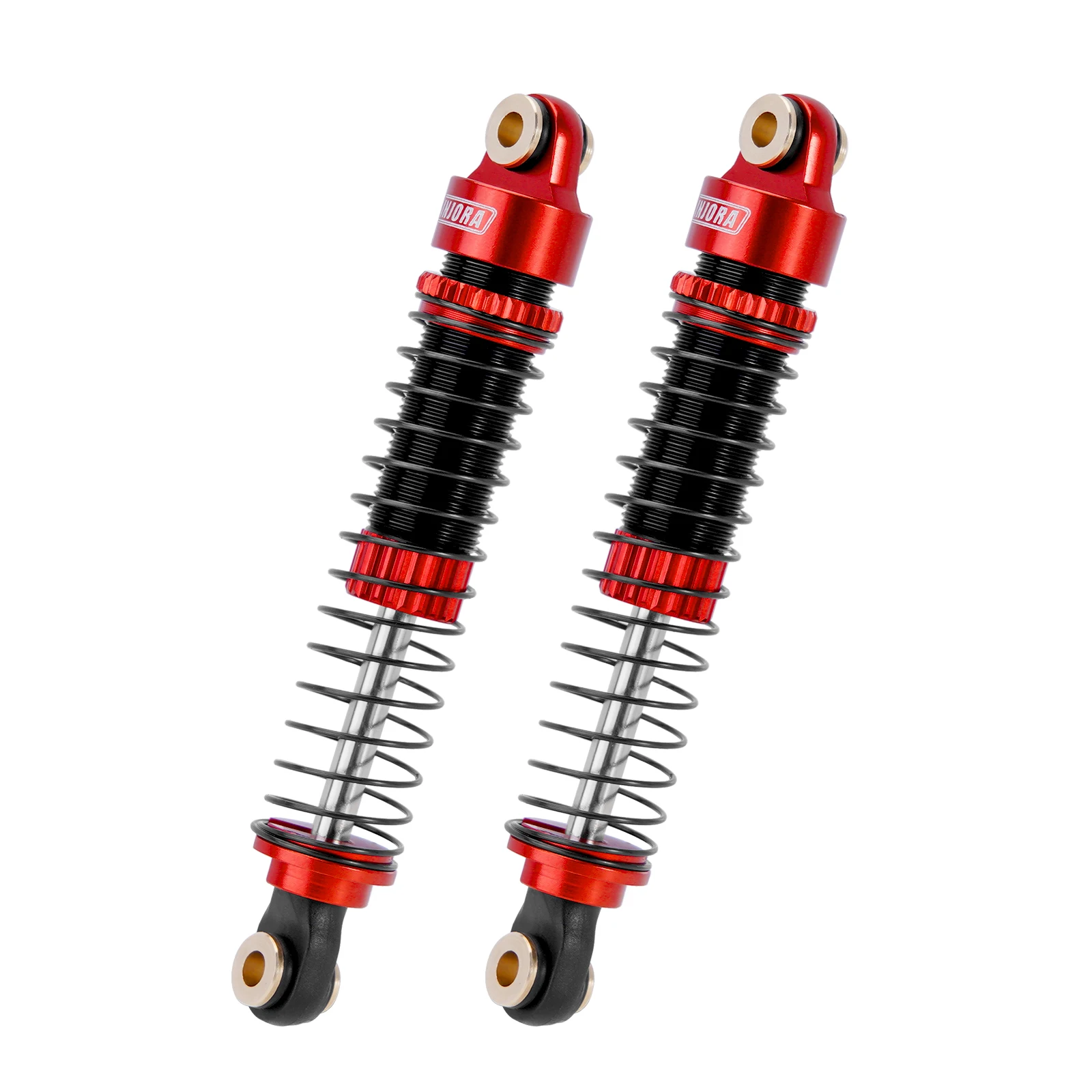 INJORA 59MM Long Threaded Shock Absorber Oil Damper for 1/18 RC Crawler TRX4M Upgrade (4M-42)