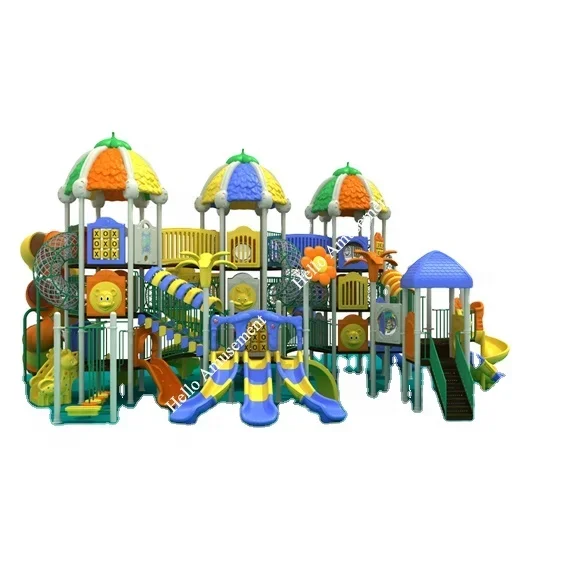 Park Play Facility Large Scale Outdoor Play Sets Slide Playground for Children