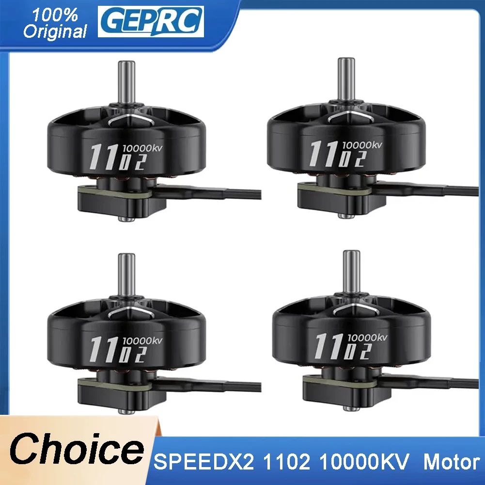 

GEPRC SPEEDX2 1102 Бесщеточный двигатель с 12 А ESC — 10000 кВ для 1,6-2 дюймов Mini FPV Racing Drone Аксессуары для мультикоптеров