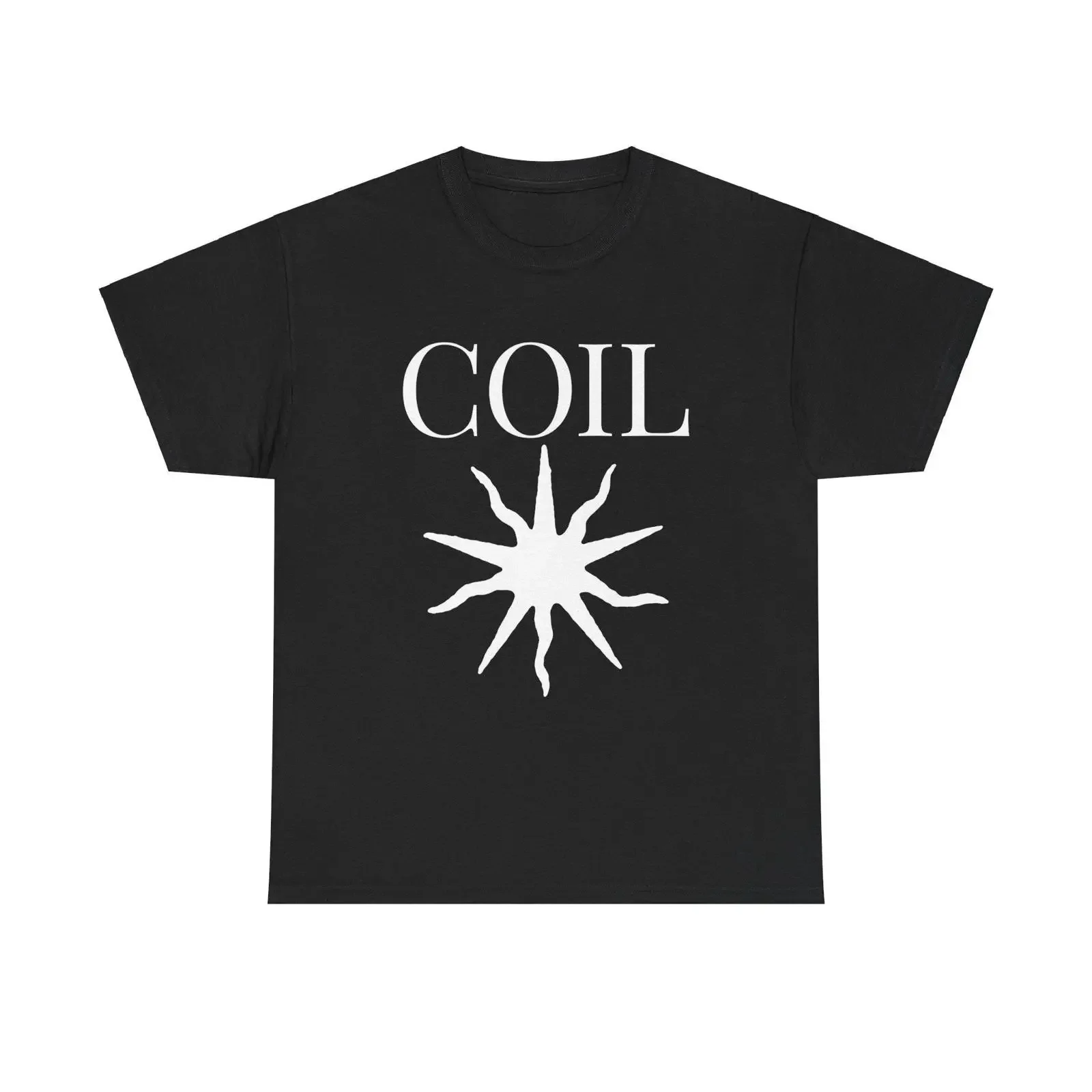 Coil Band Vintage T Shirt Throbbing Gristle Noise Music Neofolk vintage Washed streetwear designer clothes homme Unisex Soft