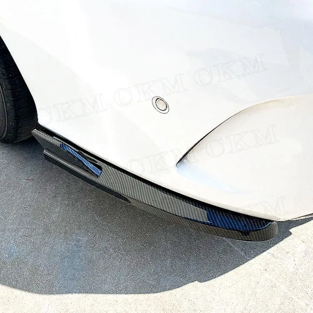 

ABS Gloss Black for Mercedes Benz C Class W205 C180 C200 C300 C63 AMG Sedan 2015-2021 Rear Bumper Lip Splitters Flaps Apron