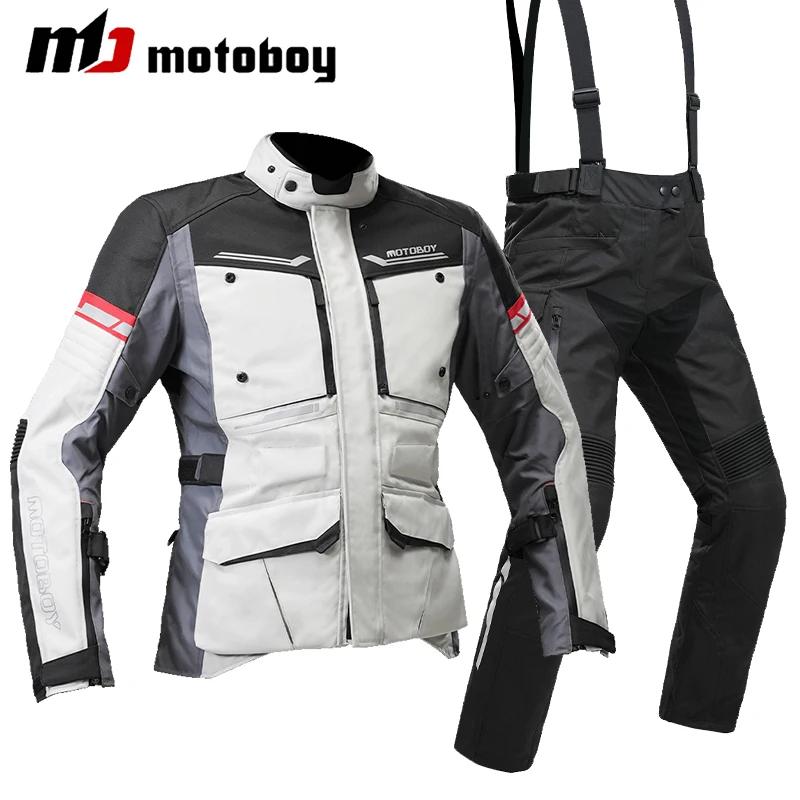 

Motorcycle Jacket Windproof Four Seasons Motocross Jacket Anti-fall Protective Motorcycle Rally Suit Racing Jacket Waterproof