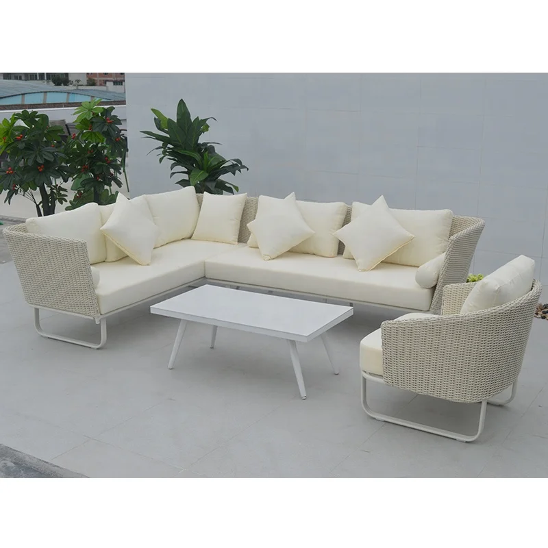 Garden Furniture Sofa Set Rope Furniture Set Poly Chair Rattan