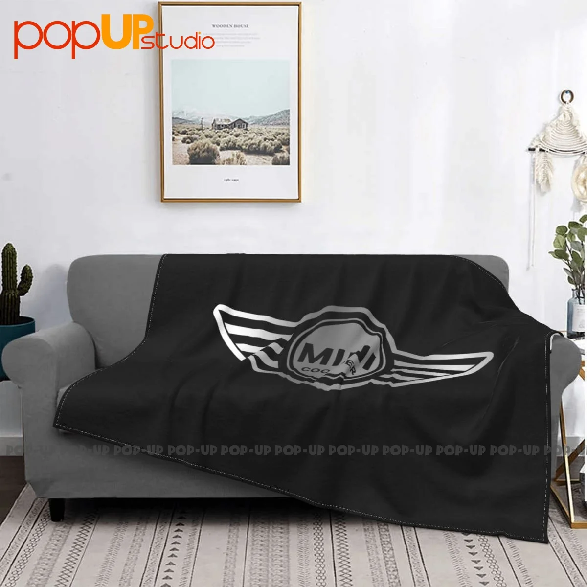 Mini Cooper 01 Blanket Bedding Home Decor Sofa Dedicated