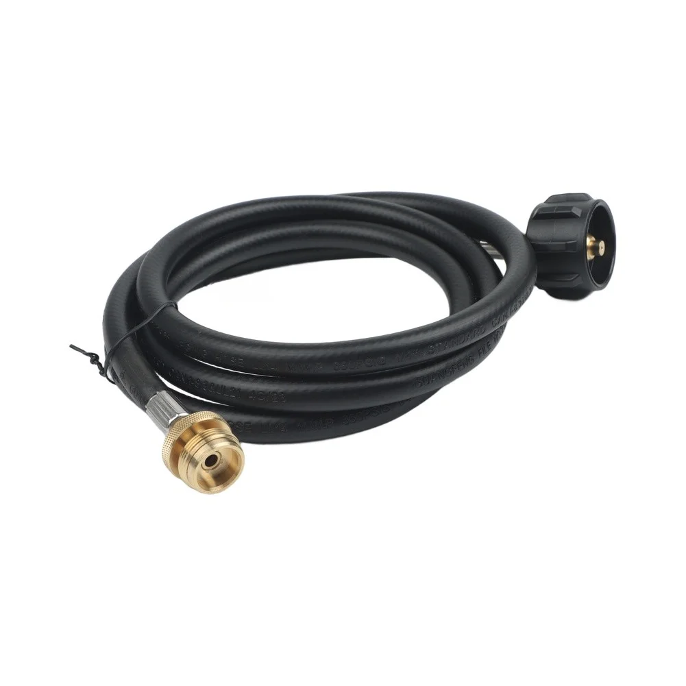 6FT Propane Adapter Hose Propane Adapter Portable Grill Hose High Combustion Efficiency Impurity Filtration System