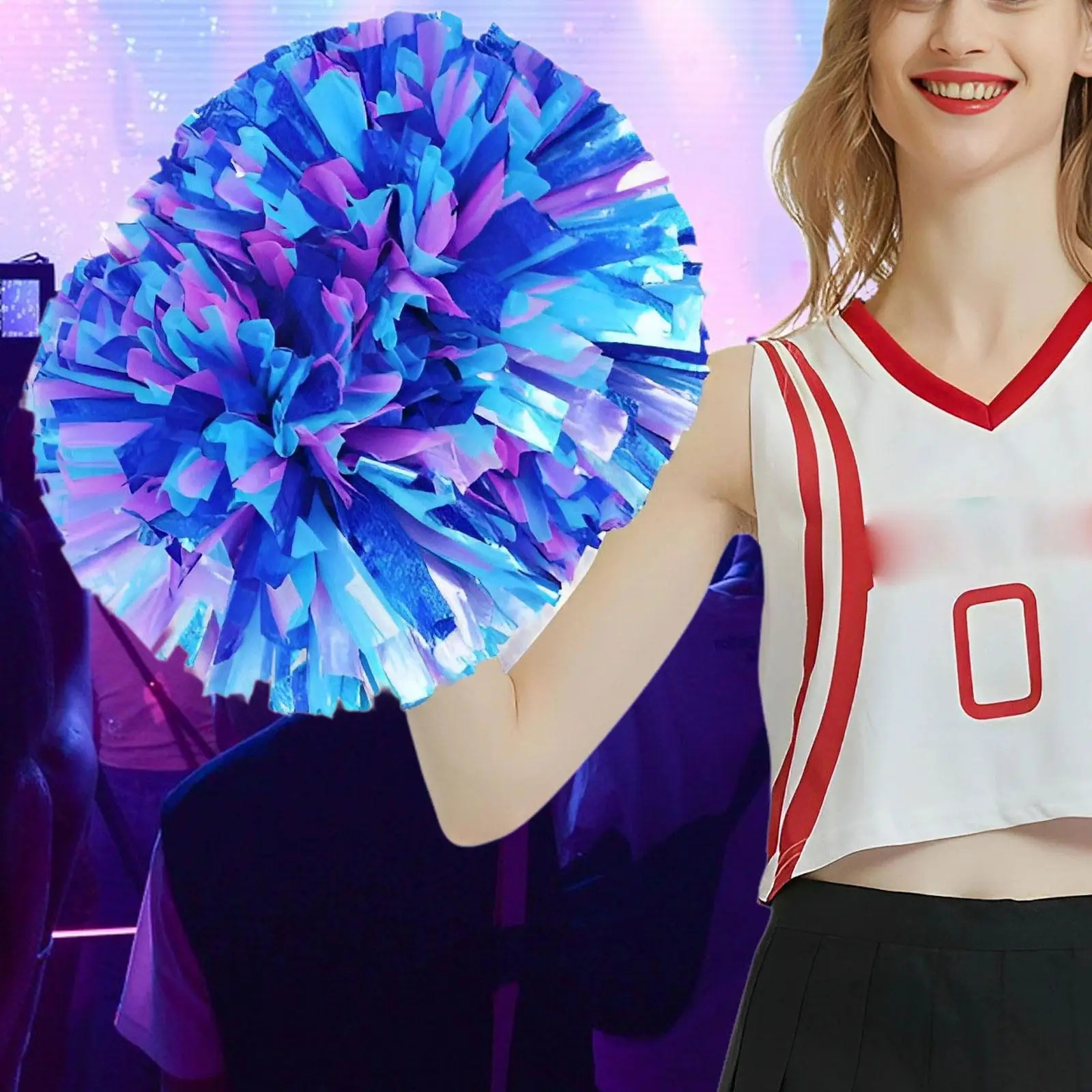 

2 шт. помпоны для чирлидинга, помпоны для поддержки команды на играх, для детей и взрослых