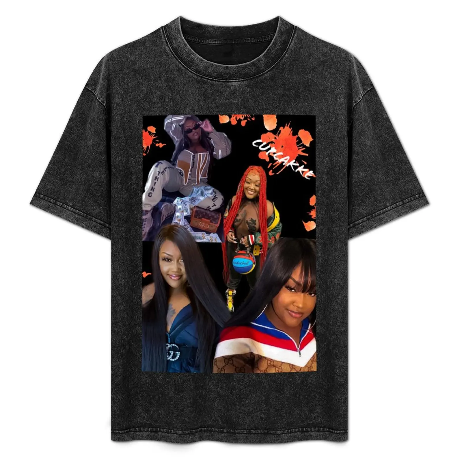 cupcaKKe merch T-Shirt vintage graphic tee oversized graphic tee mens workout shirts