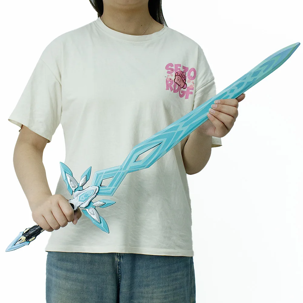 80 ซม.ใหม่เกมฮอนไก สตาร์ เรลสภาพแวดล้อมไฟร์ฟลีฟดาบพลาสติกคอสเพลย์อุปกรณ์ประกอบฉากเครื่องประดับของขวัญวันเกิดของเล่น