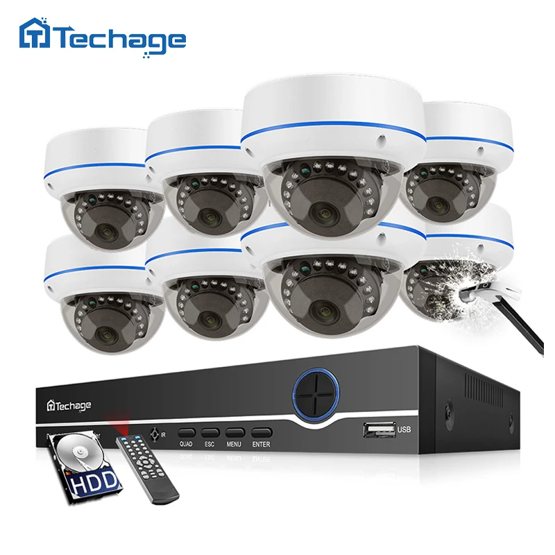 Techage Ip Dome Cam… - image