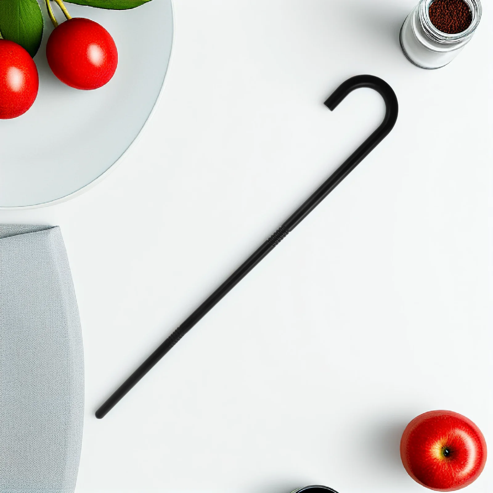 

Plastic Halloween Cane Prop for Cosplay Costume Walking Stick Decorative Accessories Crutch Street Dance Party Supply