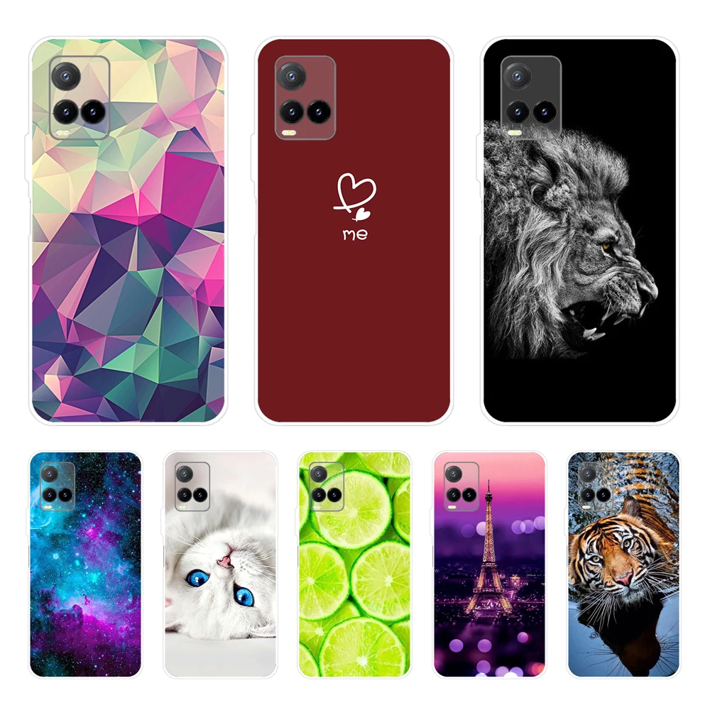 For vivo Y21 2021 Case 6.51 inch Back Phone Cover For vivo Y21S Y33S VIVO Y 21 S 21S VivoY21 Silicon Soft Bumper black tpu case