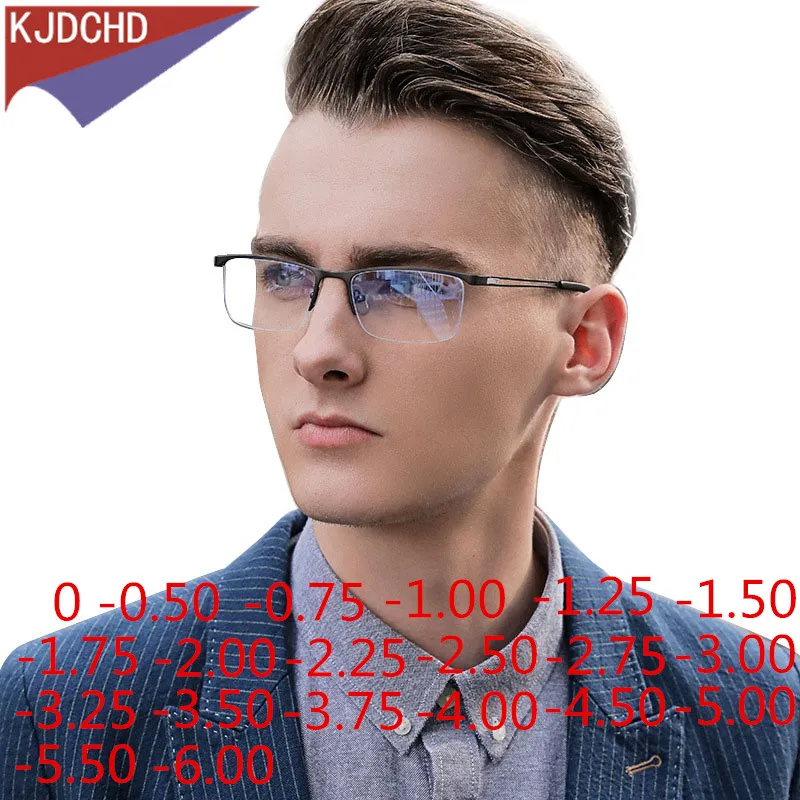 

New Design Fashion Square Male Female Myopia Glasses Student Optical Prescription Myopia Glasses 0 -0.5 -0.75 -1.0 -1.25 To -6.0