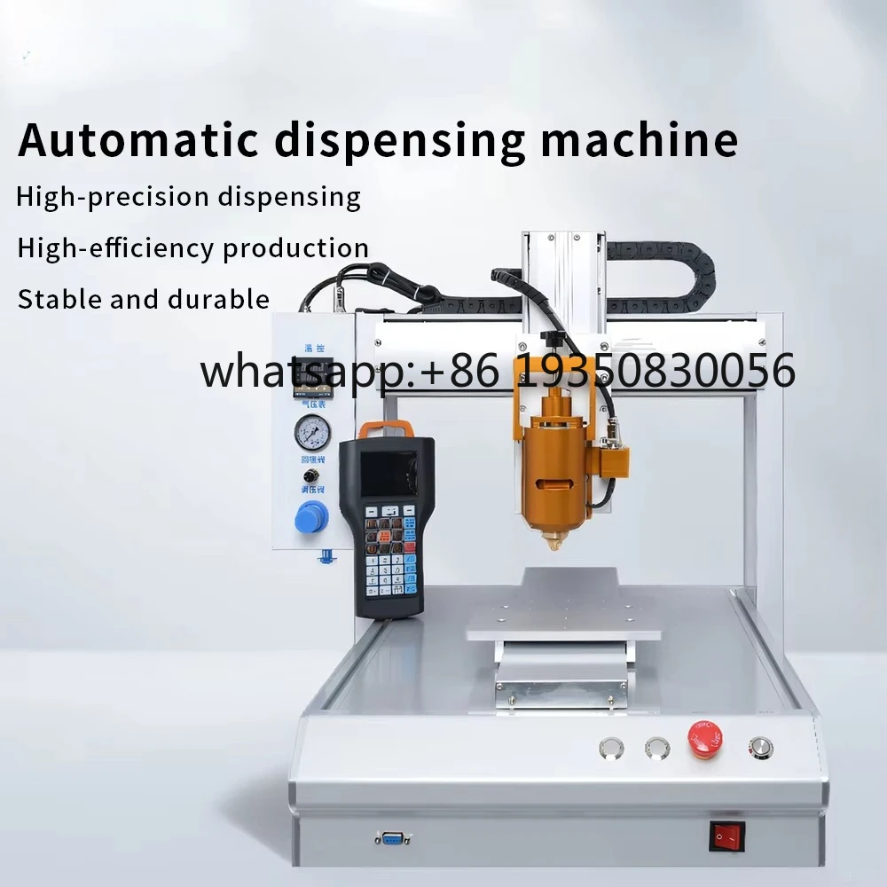 Small Desktop Automatic Hot Melt Glue Spray Applicator Dispenser Machine for Paper Box Gluing with Hot Glue Machine