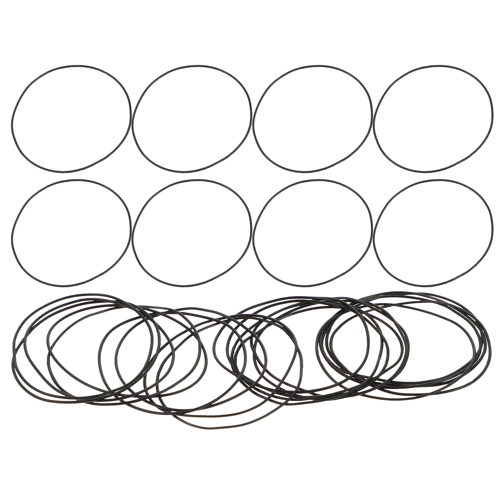 

200pcs Waterproof Ring Gasket Kit Watch Parts Gasket Silicone Seal Parts Replacement Watch Back Rings 06mm Thick