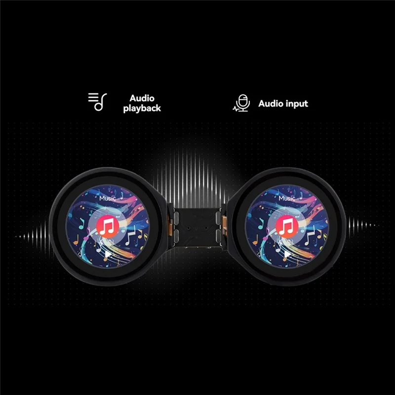 A37T-ESP32-S3 For Robot Compatible AI Electronic Eye Dual Eye Development Board 1.28Inch With/Without LCD Touch Screen