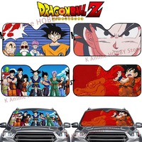 Anime Dragon Ball Car Windshield Sunshades Cartoon Goku Sunbreaker Exterior Accessories Creativity Windshield Sunscreenshade