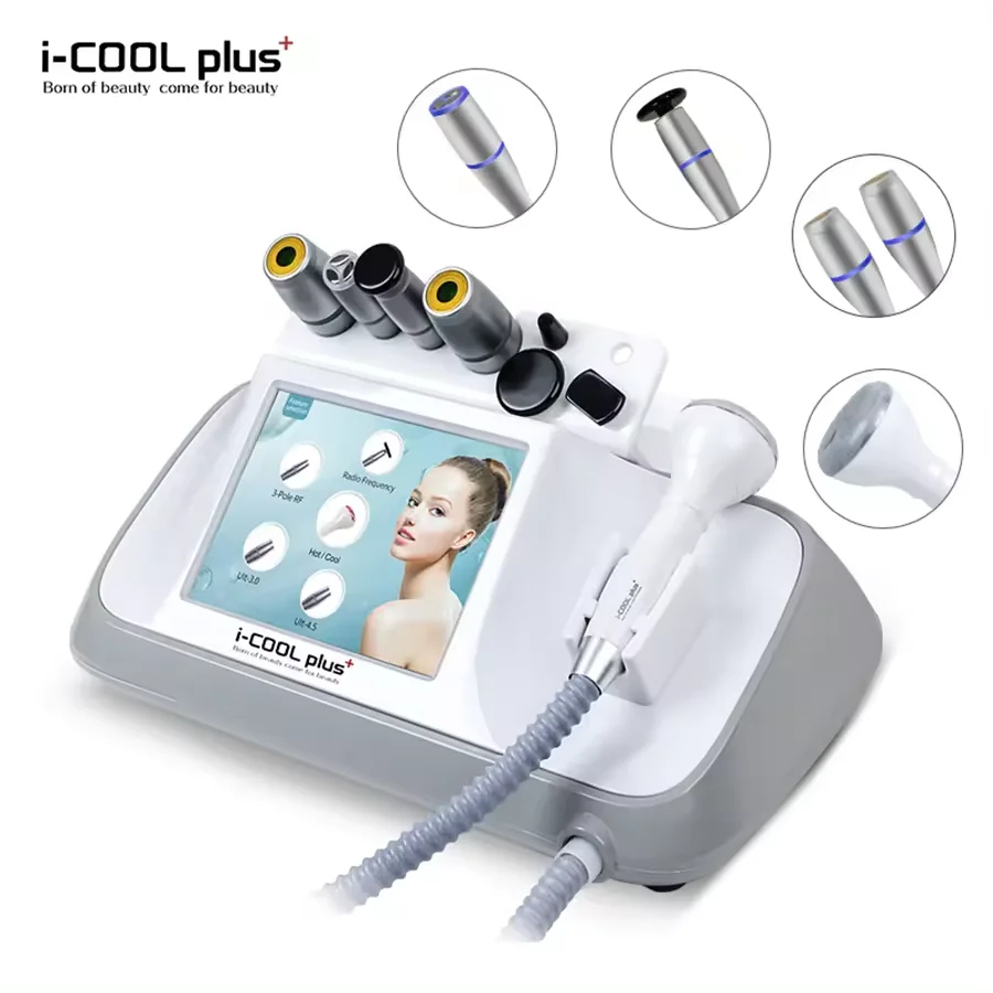 

Korean I-Cool Plus RF Ultrasonic Anti-Aging Machine Deep Layered Face Lift Eye Bag Removal Collagen Regeneration Beauty Device