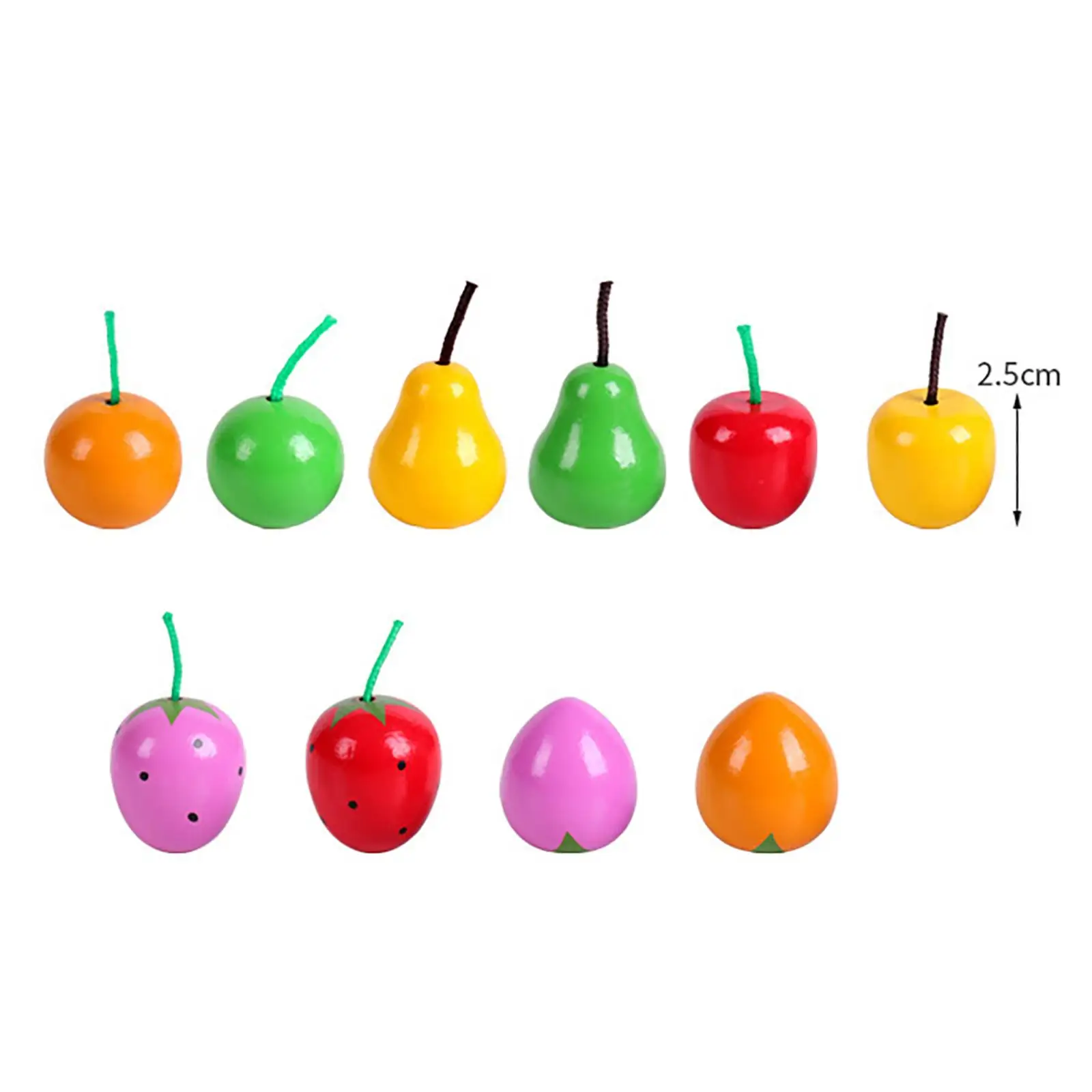 Baby Toys Wooden Fruit Cutting Set Pretend Play Kitchen Food Toy for Toddlers Girls Boys Early Learning Role Play Gift 23cm