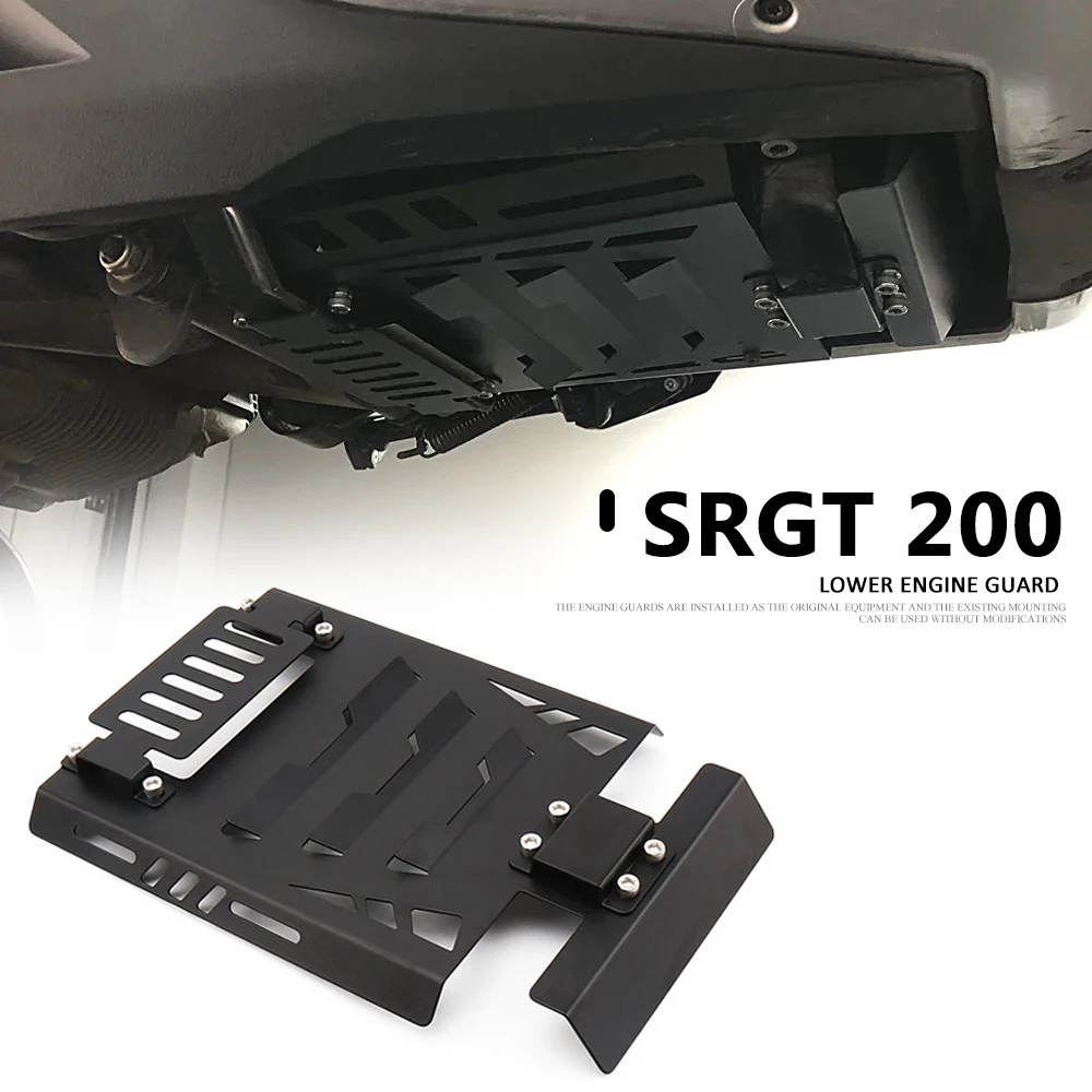 Противоскользящая пластина для мотоцикла, нижнее основание двигателя, защита шасси для APRILIA SR GT200 SRGT200 SRGT 200 Srgt200 2022 2023