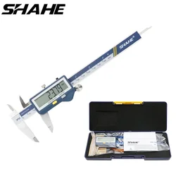 Shahe 150/200/300mm Electronic Digital Vernier Micrometer Caliper Inch/Millimeter Stainless Steel Large LCD Screen