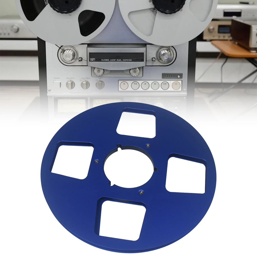 Reel logam 1/4 10.5 inci, Reel Takeup logam, Reel kosong, Hub kecil untuk Reel, perekam pita