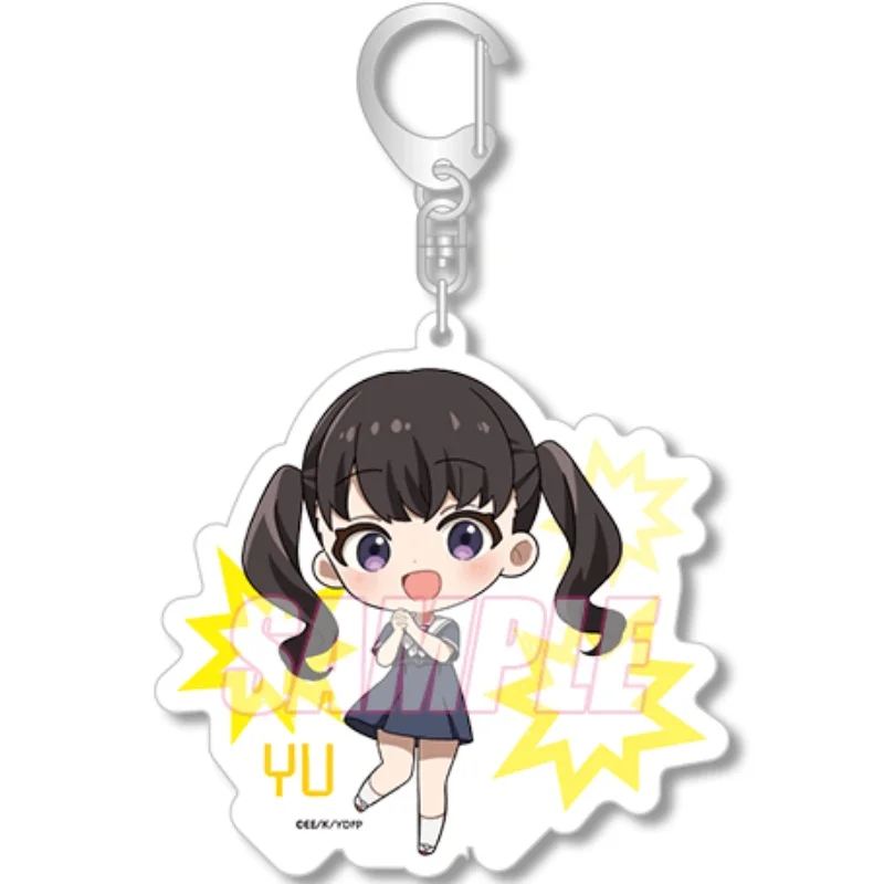 Anime Young Ladies Don't Play Fighting Games 2026 Creativity Acrylic Pendant Keychain 6cm Aya Yomicha Gifts For Friends FACTORY