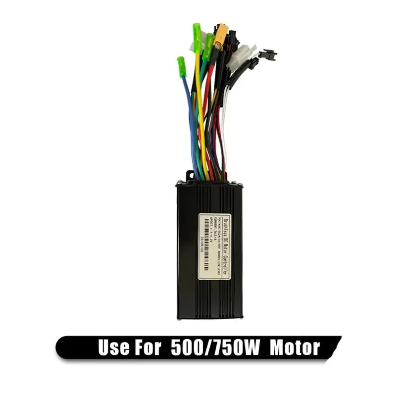 E-Bike Controller 36V 48V 500/750W 26A, SM Three Mode Brushless Motor Compatible With Electric Bicycles And Tricycles-N25R
