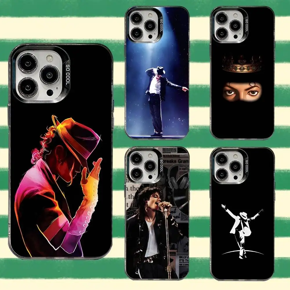 

Чехол для телефона M-Michael J-Jackson для iPhone 16,15,14,13,12,11,8,7,Pro,Max,Plus,Mini,XS,SE Anti Fall Black Matte Hard