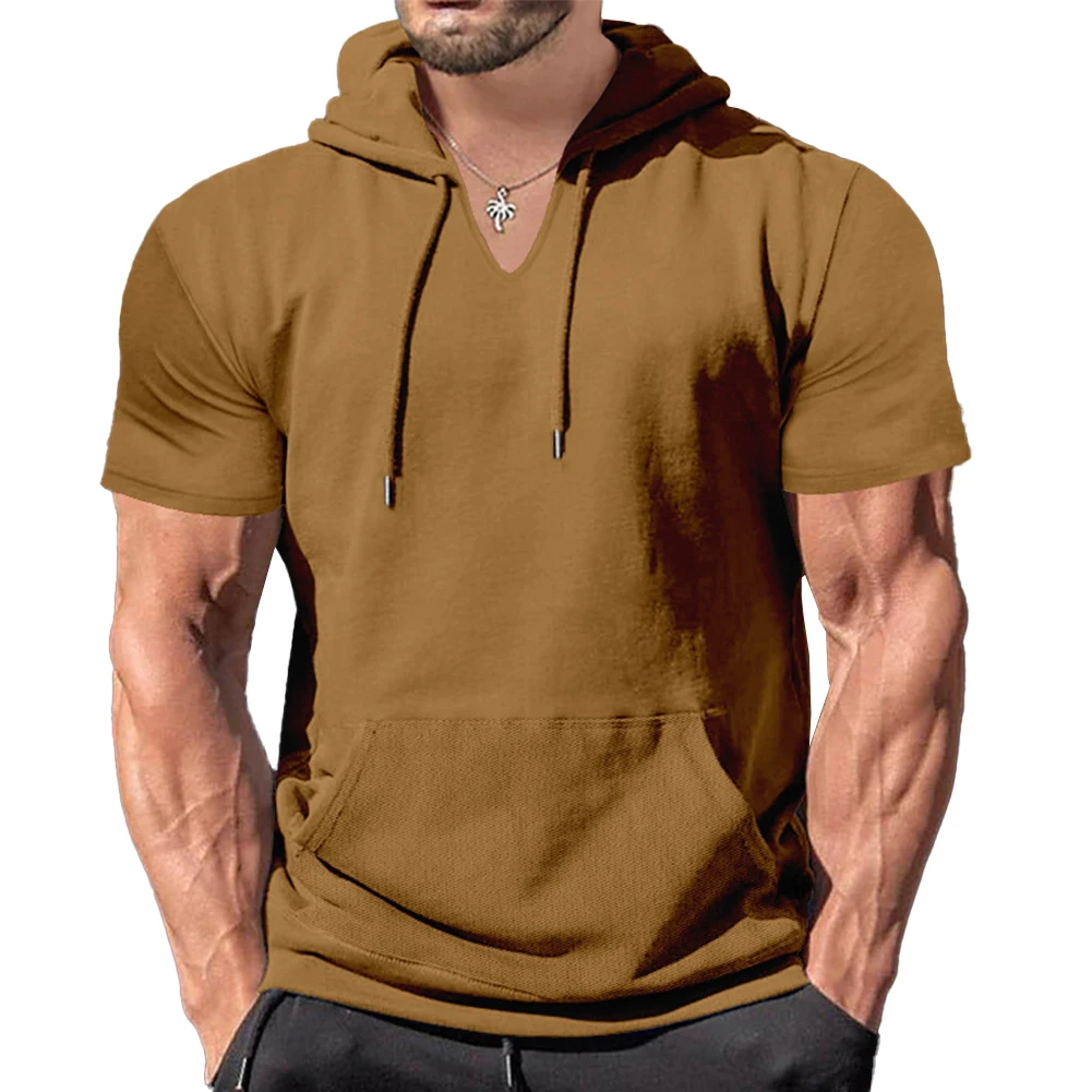 Comfy Fashion Tops Sweatshirt Tops Activewear White Workout Dark Gray Fitness Gym Hooded Hoodie Khaki Pullover