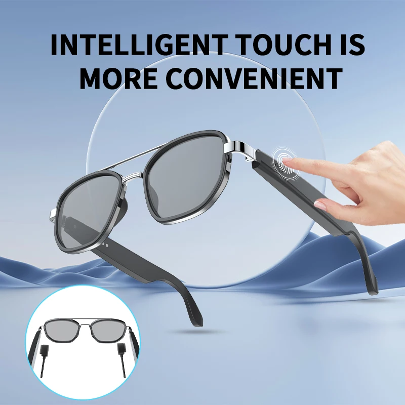 

Smart Bluetooth Audio Glasses For Listening To Music Making Calls Driving And Outdoor Anti-blue Light Fashionable Glasses 2025