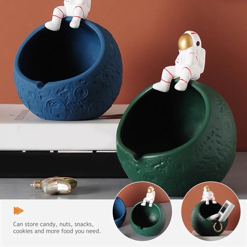 

Ceramic Astronaut Candy Bowl Decorative Candy Dish Snack Serving Bowl for Home Party Dessert Bowls Serving Bowls