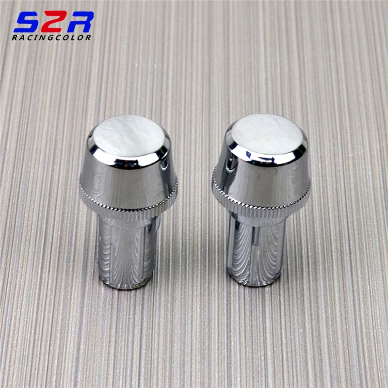 22MM Handlebar Grips Handle Bar Cap End Plugs For YAMAHA Ybr125 Fjr 1300 Xjr1300 XT660 YZ250 WR BWS YZ450F YZF-R1 YZF-R6