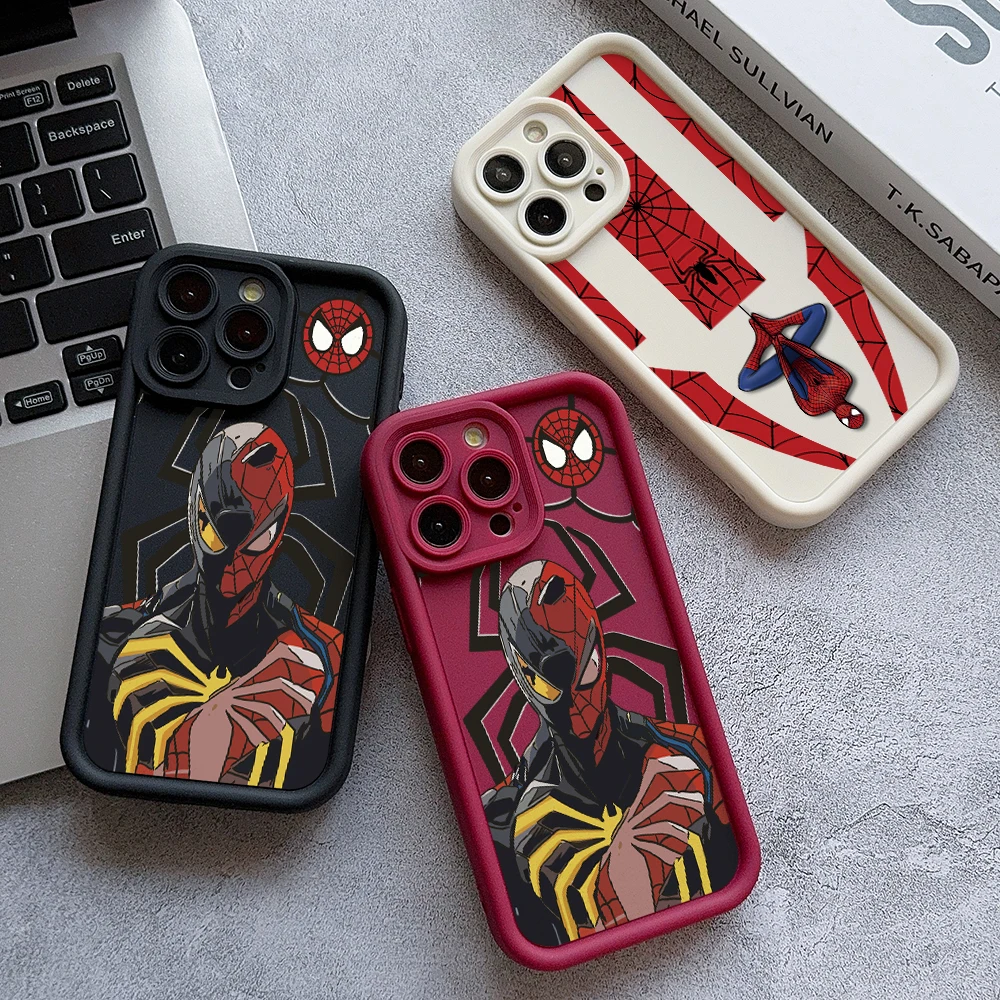 Cool Spiders Men Phone Case for Xiaomi Mi 17 17T 15 15T Ultra 14 13 12 T 11 Lite 14T Pro Max 4G 5G Soft Capa Cover Funda