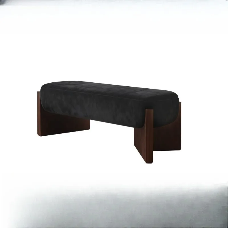 

Bench Solid wood feet Bedroom bedside stool Home shoe change stool Living room Leisure guest home bench
