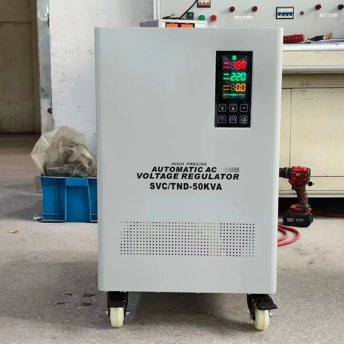 30kva 40kva 50kva Regulador De Voltaje Single Phase Single Phase Stabilizer  220V