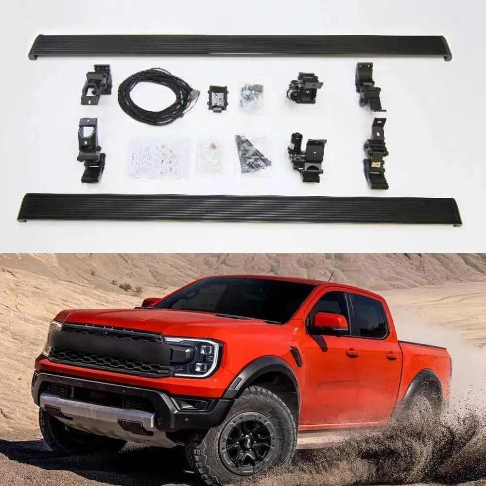 

2Pcs Deployable Electric Running Board Nerf Bar Fits for Ford Ranger 2023 2024