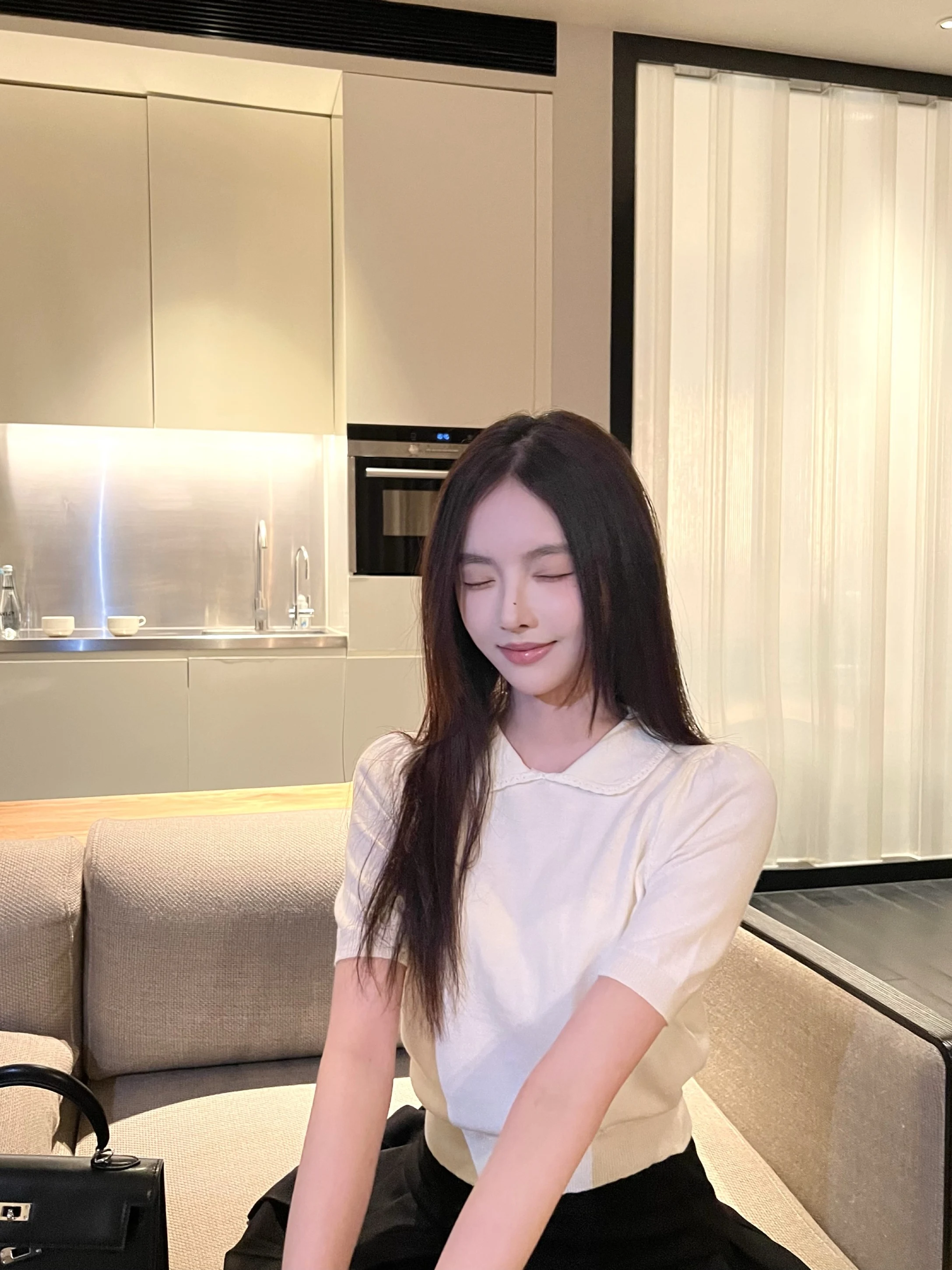 

Nemowu ort Sve Knitted Top Doll Collar ort Dr Women's Faion Outerwear Inner Wear T-irt Design Sensation