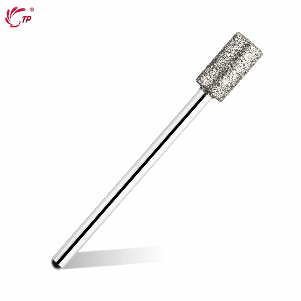 TP 2 pièces forets à ongles diamant 5*9.5mm foret à cuticules russe perceuse de manucure électrique fraise rotative accessoires pour ongles