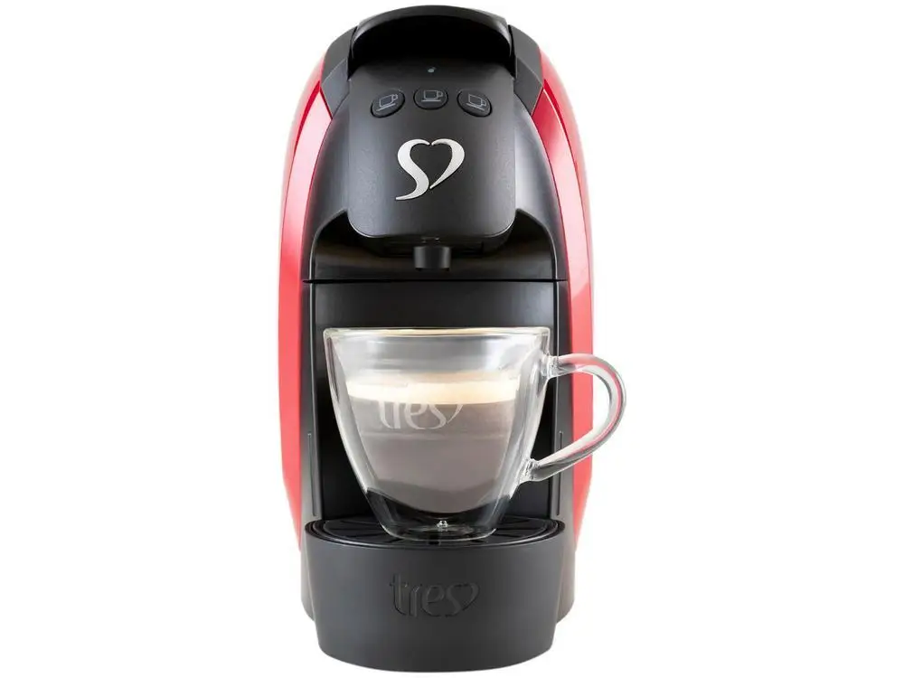 Cafeteira Expresso TRES Luna Vermelha - 220V