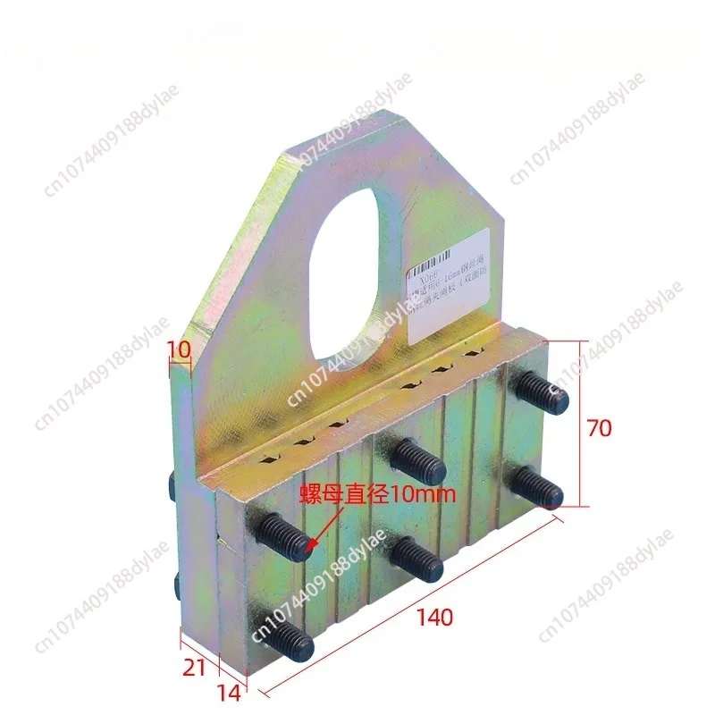 

Elevator specific rope hoist, wire rope clamp, anti-skid board, 6-slot, 8-slot, suitable for general elevator accessories