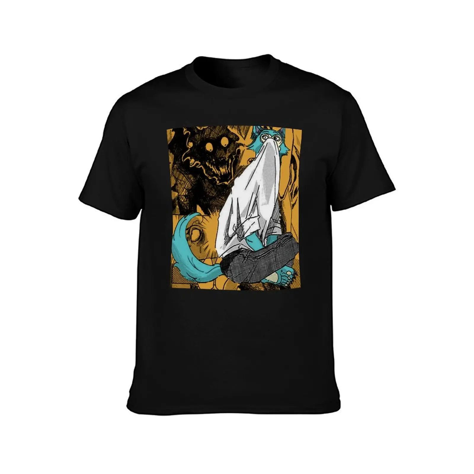 beastars legoshi fanart colored comic manga panels T-Shirt Sun Protective Outdoor Tee Top T-Shirt
