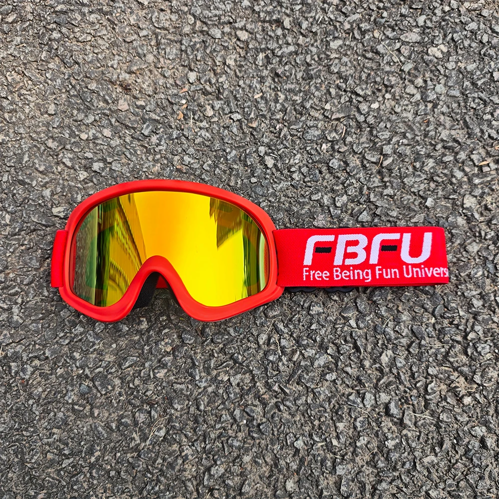 

Лыжные очки FBFU с высоким диском 2025 г. Модные, устойчивые к песку, дышащие, повседневная одежда для мужчин и женщин, катание на лыжах, MTB, спорт