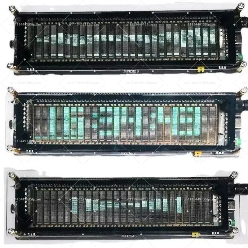 Voice Controlled Pickup VFD2515 Music Spectrum Display Screen 5-12V Input Audio Atmosphere Level Jumping Light Vacuum