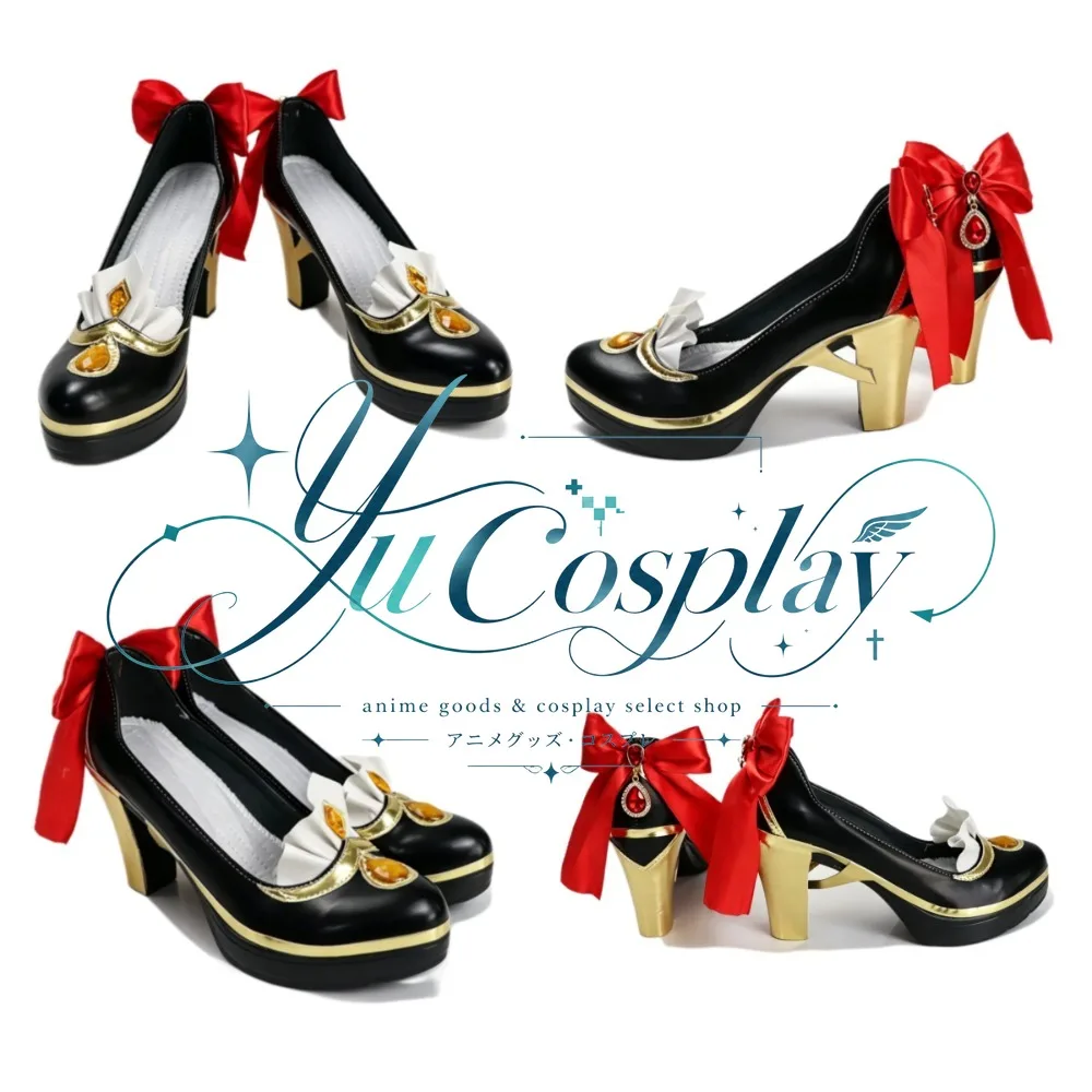 Genshin Impact Sandrone Puppet Banner Look Cosplay Shoes Custom High Heel Platform Anime Boots Prop Footwear