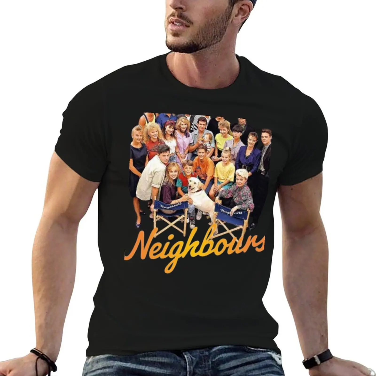 

neighbours tv show ramsay street T-Shirt cotton tshirt 100% man t shirts for men casual T-Shirt