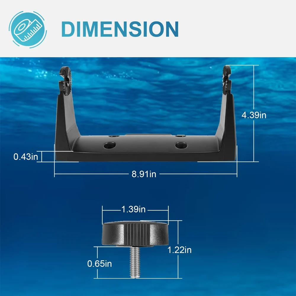 000-11019-001 Gimbal Bracket for HDS-7 Touchscreen Models Compatible with HDS Gen3 HDS Gen2 Touch Elite and Hook 7