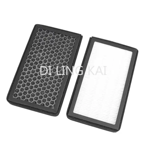 Accesorios de modificación de coche adecuados para Tesla modelo 3, filtro de aire de cabina, elemento de filtro de aire Pm2.5, accesorios de repuesto para automóvil